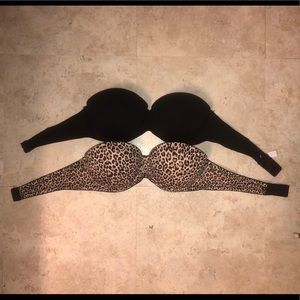 PINK Strapless Bras.